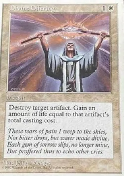 Divine Offering ~ Core Set 5th Edition ~ Magic: The Gathering MTG - Image 1