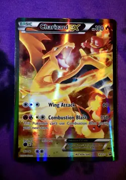 Charizard EX Black Star Promo XY121 XY Foil 180HP Pokemon TCG Card - Image 1