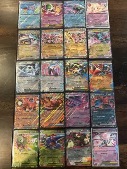Pokemon TCG Double Rare EX Lot- 20 Cards Scarlet & Violet &Mega Evolution Eras - Image 1