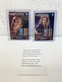 Doctor Who Battles In Time Comic Con Cruise 2026 Foil Card Set Song & Williams 2 - Image 1