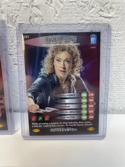Doctor Who Battles In Time Comic Con Cruise 2026 Foil Card Set Song & Williams 2 - Image 3