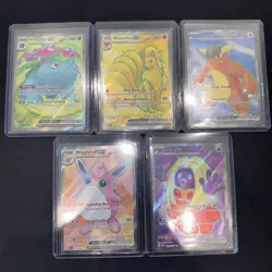 Lot Of 5 Ultra Rare Pokemon Cards From 151 Set All Mint! - Image 1