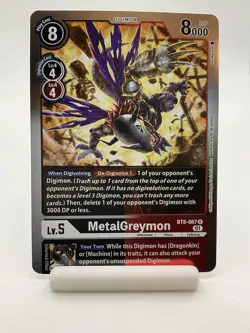 Digimon Card Game, MetalGreymon BT8-067 Foil Rare English - Image 1