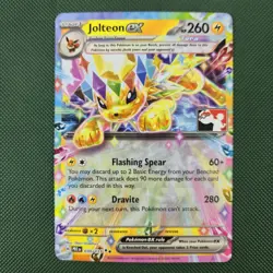 Jolteon EX 030/131 Prismatic Evolutions Stamped Prize Pack Promo Pokemon Card - Image 1