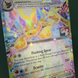 Jolteon EX 030/131 Prismatic Evolutions Stamped Prize Pack Promo Pokemon Card - Image 2