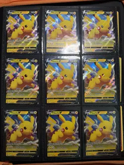 Nintendo Pokemon Pikachu V Holo Card Lot 15 Vivid Voltage English 043/185 - Image 1