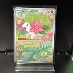 Shaymin 185/182 Sv10: Destined Rivals Holo Illustration Card NM-MT Condition - Image 1