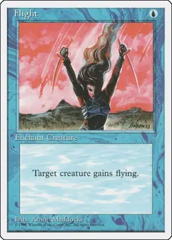 Flight ~ Core Set 4th Edition ~ Magic: The Gathering MTG - Image 1