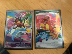Pokemon MEP 2026 Litten & Charmander Holo Promo Cards Lot - Image 1