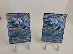 Pokemon TCG Blastoise EX Holo 007/145 XY Nintendo English Ability Lot of 2 Cards - Image 1