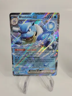 Pokemon TCG Blastoise EX Holo 007/145 XY Nintendo English Ability Lot of 2 Cards - Image 2