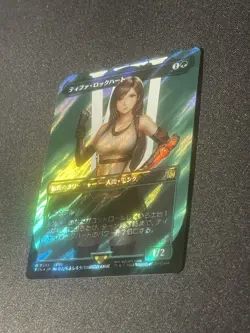 Final Fantasy X MTG Tifa Lockhart Borderless Japanese Surge Foil (0536) FIN - Image 1