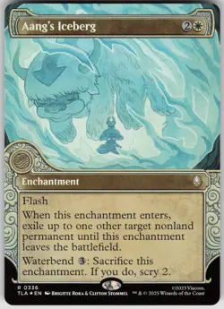MTG Aang's Iceberg Showcase Foil NM Avatar: The Last Airbender Magic 336 - Image 1