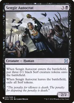 MTG Magic the Gathering Sengir Autocrat (EMA-105/2869) The List NM - Image 1