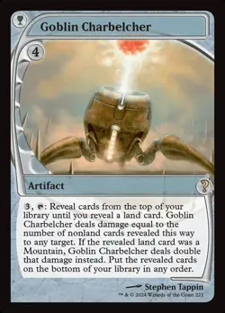 MTG Magic the Gathering Goblin Charbelcher (221/390) Mystery Booster 2 LP - Image 1