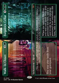 MTG Magic the Gathering Walk-in Closet (341/469) Duskmourn House of Horror NM - Image 1