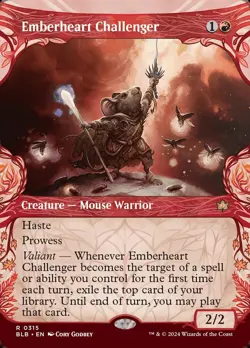 MTG Magic the Gathering Emberheart Challenger (315/427) Bloomburrow NM - Image 1