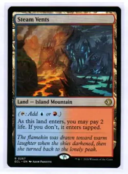 Steam Vents Lorwyn Eclipsed Regular MTG R 0267 Mint - Image 1