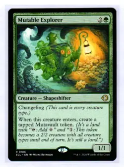 Mutable Explorer Lorwyn Eclipsed Regular #0186 Near Mint - Image 1