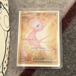 Pokemon Mew EX Holo Psychic Basic 180 HP Card 205/165 - English 2023 - Image 1