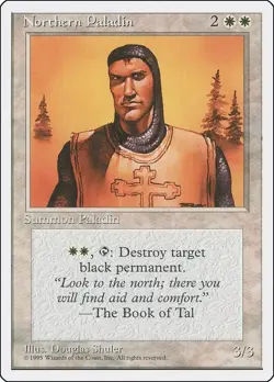 Northern Paladin ~ Core Set 4th Edition ~ Magic: The Gathering MTG - Image 1