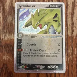 Pokemon Tyranitar EX Ultra Rare Holo POP Series 1 017/017 150 HP Stage 2 - HP - Image 1