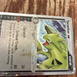 Pokemon Tyranitar EX Ultra Rare Holo POP Series 1 017/017 150 HP Stage 2 - HP - Image 3