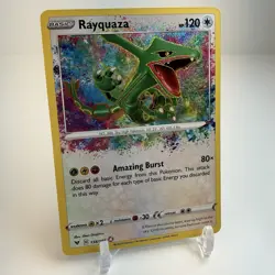 Rayquaza 138/185 (NM) - SWSH04: Vivid Voltage - Amazing Rare - Pokemon TCG - Image 1