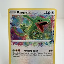 Rayquaza 138/185 (NM) - SWSH04: Vivid Voltage - Amazing Rare - Pokemon TCG - Image 3