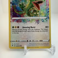 Rayquaza 138/185 (NM) - SWSH04: Vivid Voltage - Amazing Rare - Pokemon TCG - Image 4