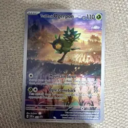 Pokemon Teal Mask Ogerpon 123 SV Scarlet & Violet Promo Holo 110 HP - Image 1