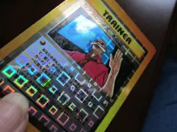BLAINE'S QUIZ #2 VENDING STICKER HOLO PRISM POKEMON GYM JAPANESE NINTENDO - Image 3