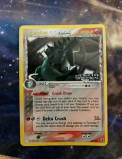 2005 Pokemon Tyranitar ex 16/113 EX Delta Species Reverse Holo Rare NM-/LP+ - Image 1