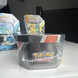 Pokemon Eevee Evolutions Tin Vaporeon Jolteon Flareon 2021 Sealed Standard Size - Image 5