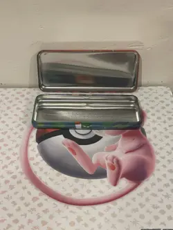 Pokemon Collectors Chest Lunchbox & Back To School Pencil CaseEMPTY Tin Lot - Image 2