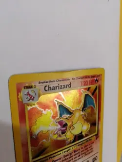 Charizard 4/130 - Pokemon TCG Base Set 2 Vintage WOTC Holo Rare - Image 2