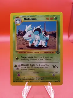 1999 Pokemon Jungle Nidorina #40 Extremely LP - Image 1