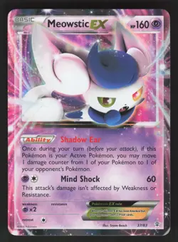 Meowstic EX 37/83 Pokemon TCG Generations LP - Image 1