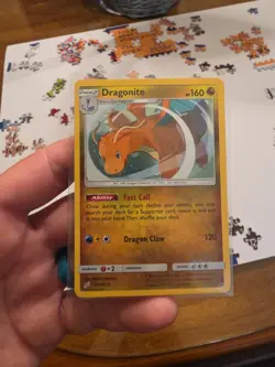 Dragonite 119/181 (NM) - Sun & Moon Team Up - Cosmos Holo Rare - Pokemon TCG - Image 1