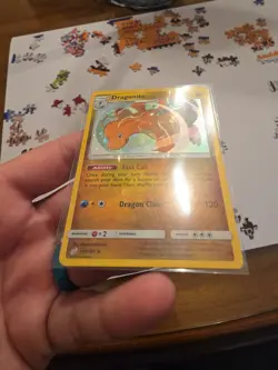 Dragonite 119/181 (NM) - Sun & Moon Team Up - Cosmos Holo Rare - Pokemon TCG - Image 3