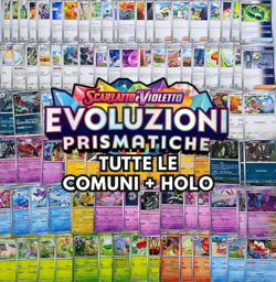 Pokemon Evoluzioni Prismatiche Master Set Regular/Base - 79 comuni + 21 HOLO - Image 1