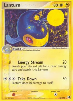 Pokemon Lanturn (40/151) Unseen Forces LP - Image 1