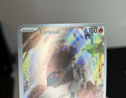Pokemon TCG Twilight Masquerade Torkoal 172/167 Illustration Rare LP - Image 2