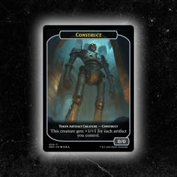 Construct Token - Custom MTG Card - High-Quality - Image 5