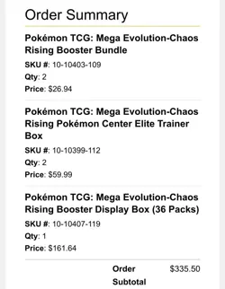 [PRESALE] Pokemon TCG: Mega Evolution-Chaos Rising Booster Display Box 36 Packs - Image 4