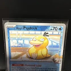 Misty's Psyduck 45/182 Pokemon TCG S&V Destined Rivals Reverse Holo NM - Image 2