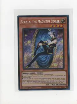 BPRO-EN098 Spenta, the Magistus Sealer Secret Rare 1st Edition YuGiOh - Image 1