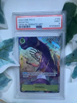 Bandai Gedatsu OP05-102 Awakening of the New Era Alt Art Foil Rare PSA 9 2023 - Image 1