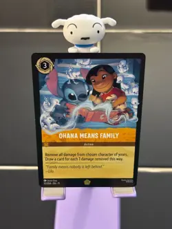 Disney Lorcana Legendary Ohana Means Family 32/204 Winterspell Regular - Image 1