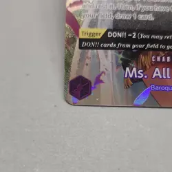 Bandai One Piece CCG Nico Robin Full Art Holo Character Card Ms. All Sunday SP - Image 4